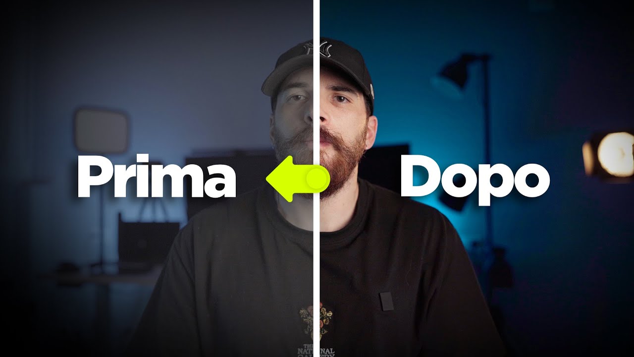 Transizione PRIMA e DOPO per i tuoi video! Flexa la color con DaVinci Resolve 19