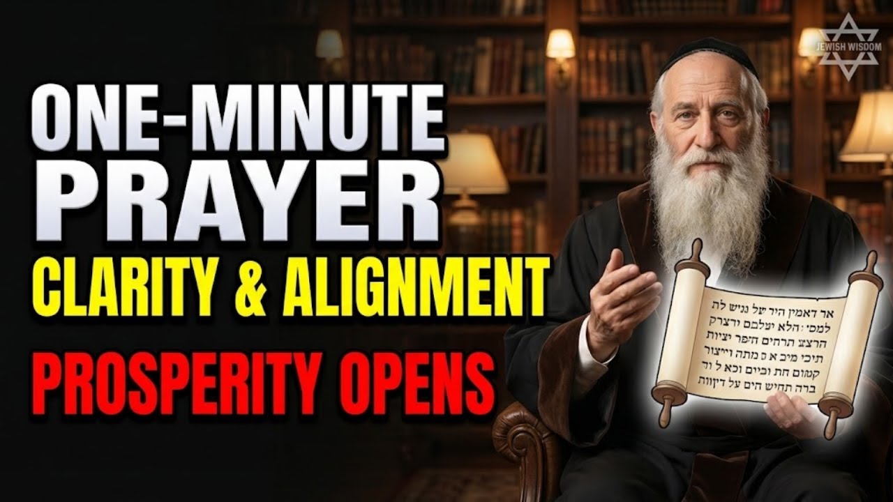 How Ancient Jewish Wisdom Explains a One-Minute Prayer for Clarity, Alignment, and Prosperity ✅ 🙏