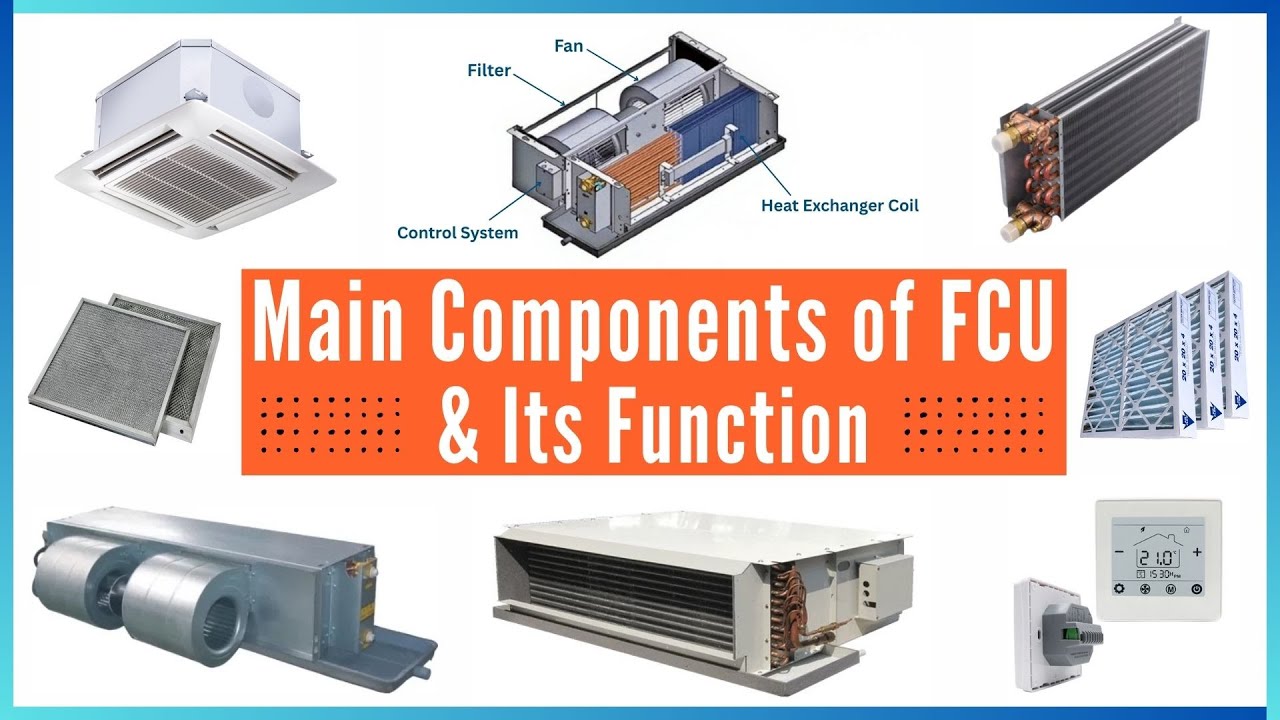 Main Components of FCU and Its Function #fcu #fancoil #airconditioning #engineering
