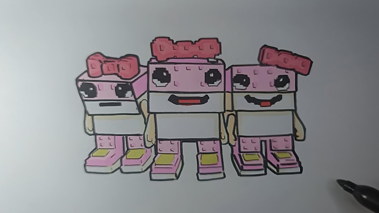 How To Draw Every Girl In Steal A Brainrot