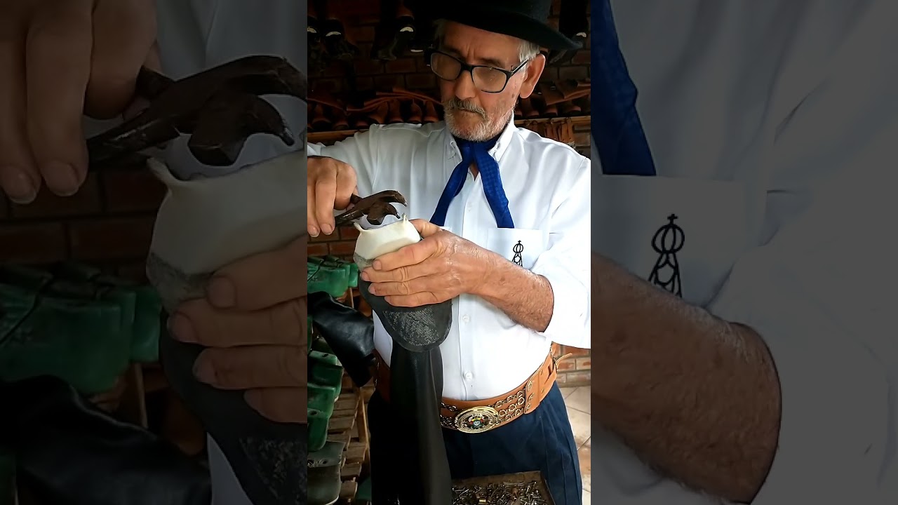 passo a passo como fazer uma bota gaúcha !!