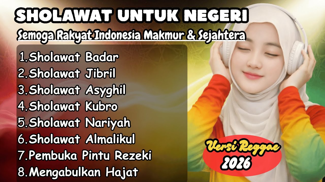 Sholawat Nabi Reggae | Cocok Untuk Santai, Kerja, dan Istirahat