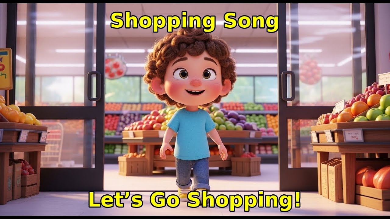 🛒 Shopping Song &ndash; Let&rsquo;s Go Shopping Together! | Tunibee
