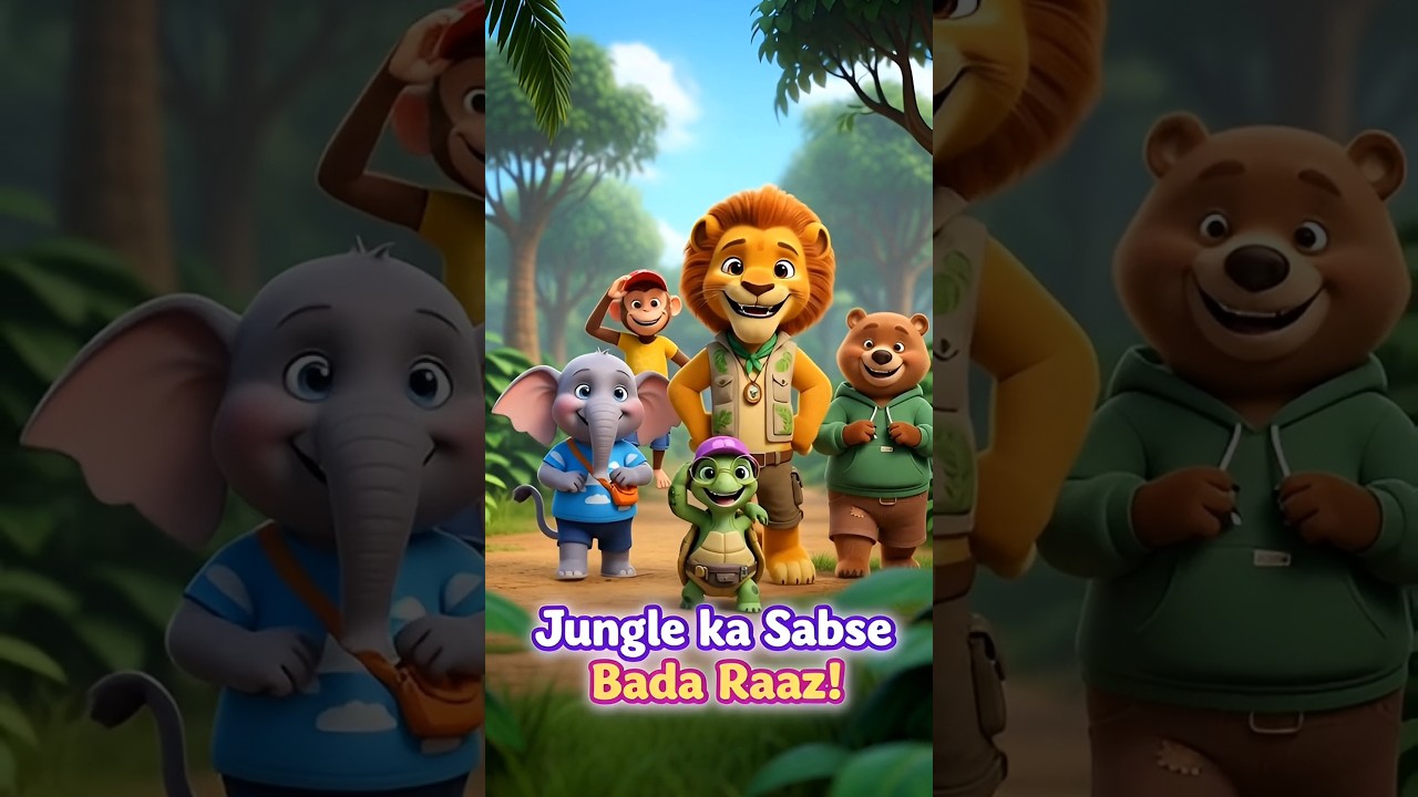 jungal ka bada raja | animal story 