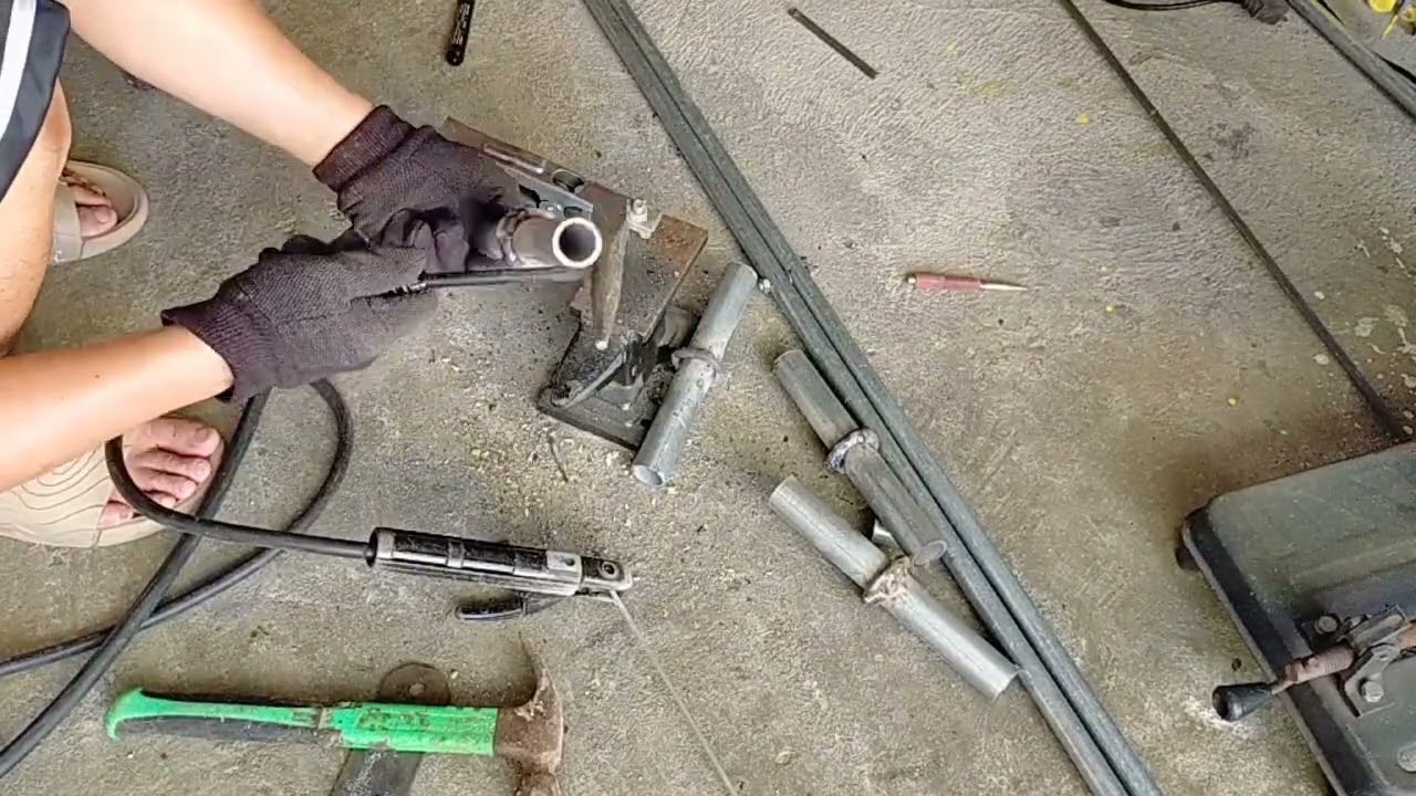 make g.i pipe pin joint connector for h-frame scaffolding #ideas #tips #diy #craft
