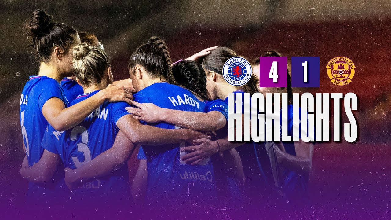 HIGHLIGHTS | Rangers Women 4-1 Motherwell | 13 Sep 2023