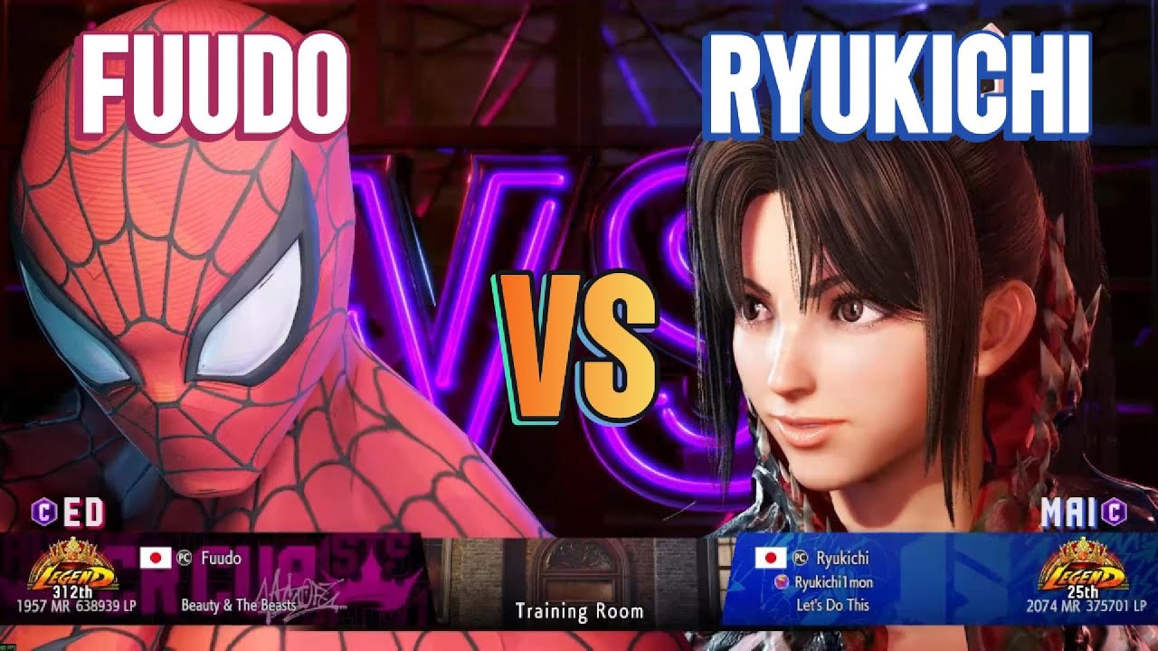 SF6 Fuudo (Ed) vs Ryukichi (Mai) - Modded High Level Street Fighter 6