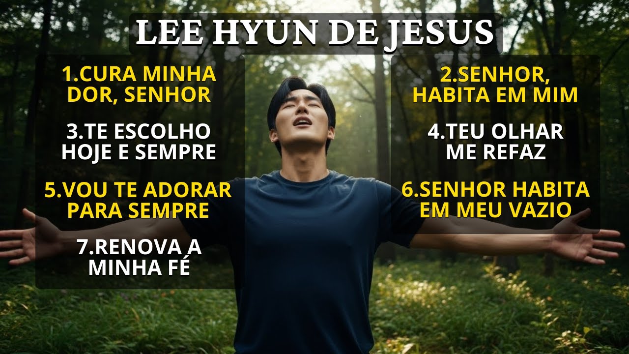 🙏 Seleção de Louvores para Cura | Lee Hyun De Jesus | Música Gospel e Adoração