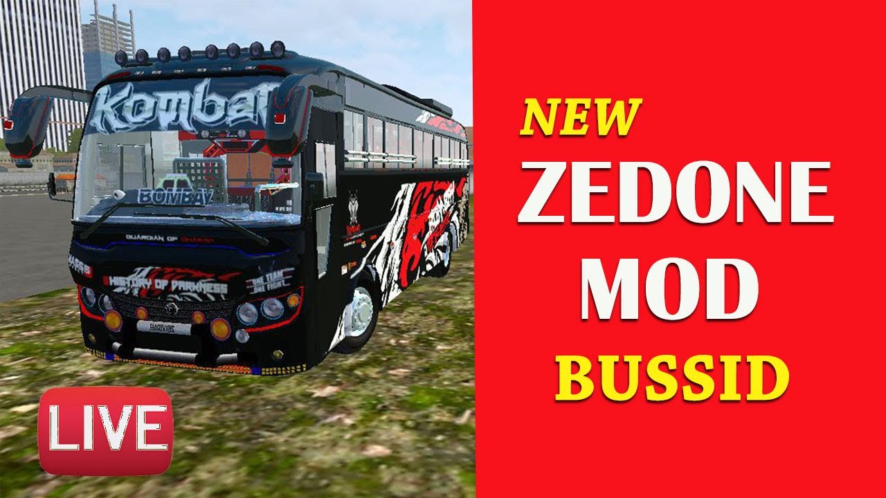 New ZEDONE Mod | FHV5.0 | Bus Simulator Indonesia | Free Bussid Mod | Harivids