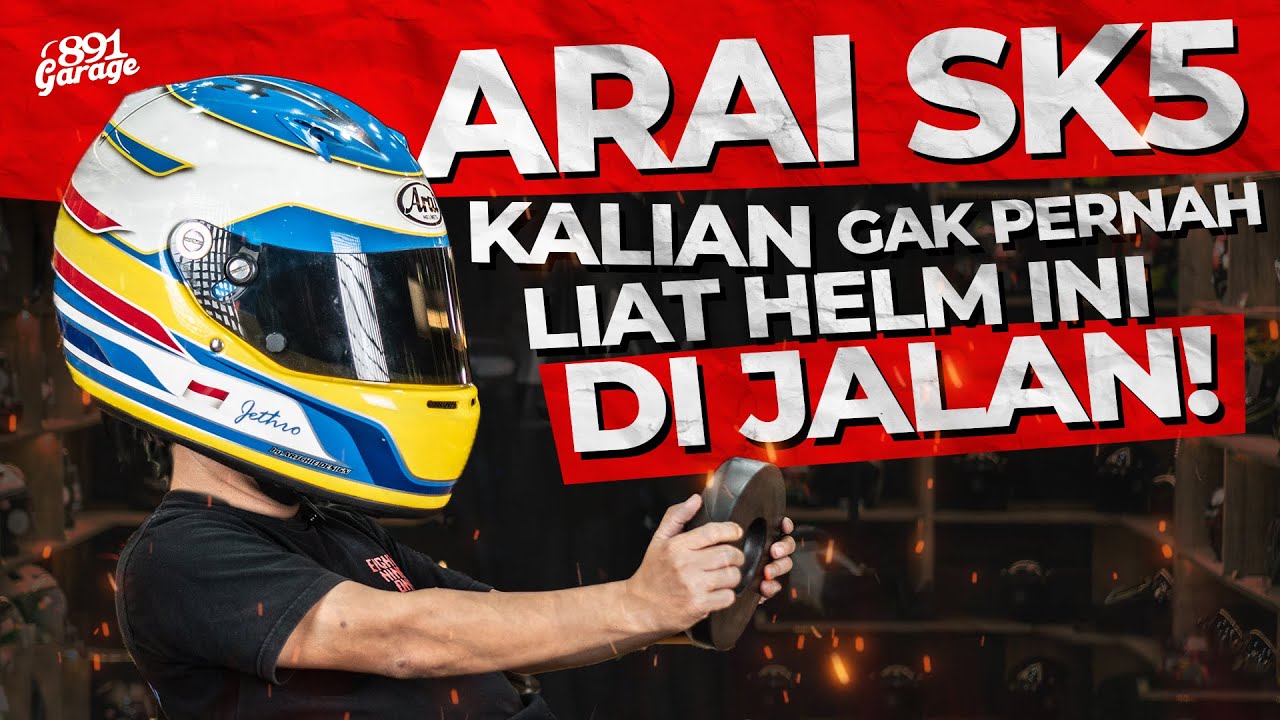 REVIEW ARAI SK5 ❗️ Helm Yang Pasti Gak Pernah Kalian Liat Di Jalanan!