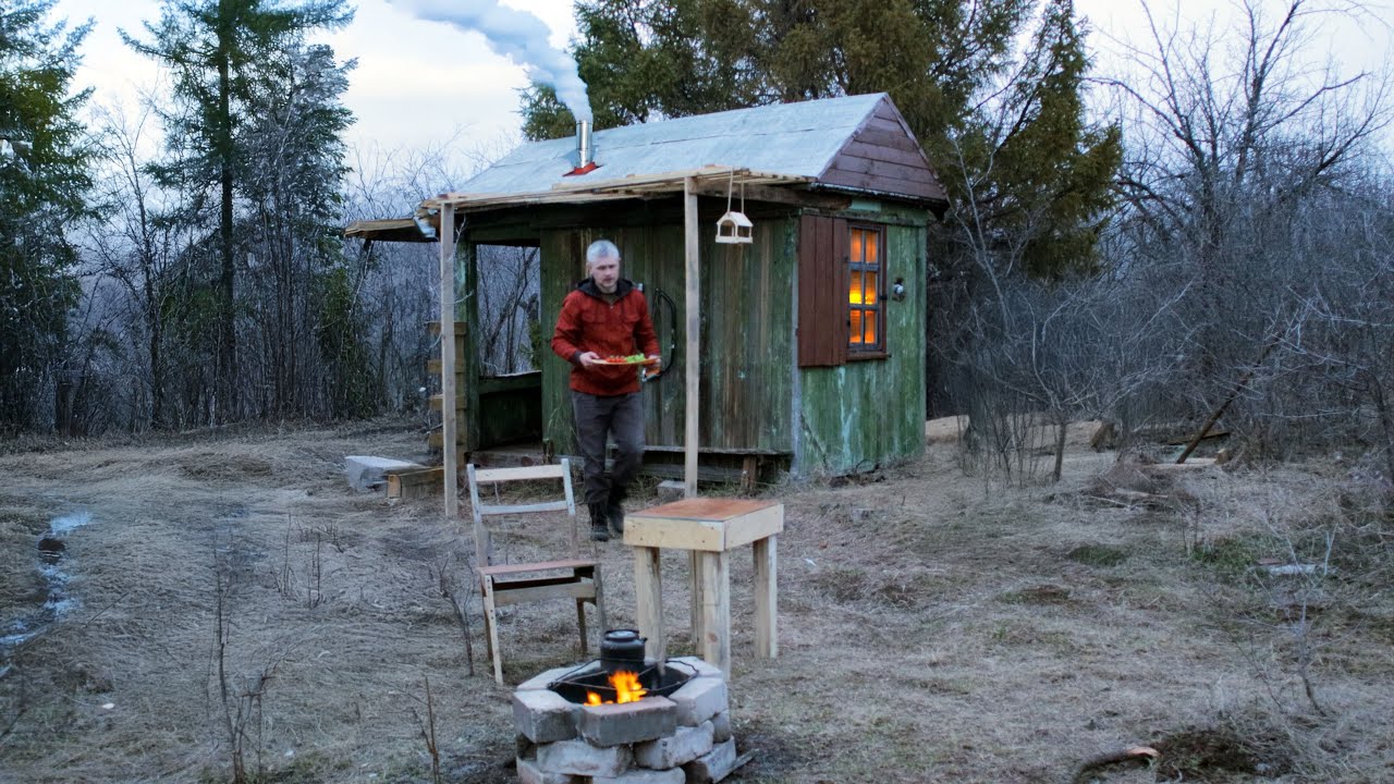 Restoring an Abandoned Cabin in the Forest | A Free Shelter for Everyone