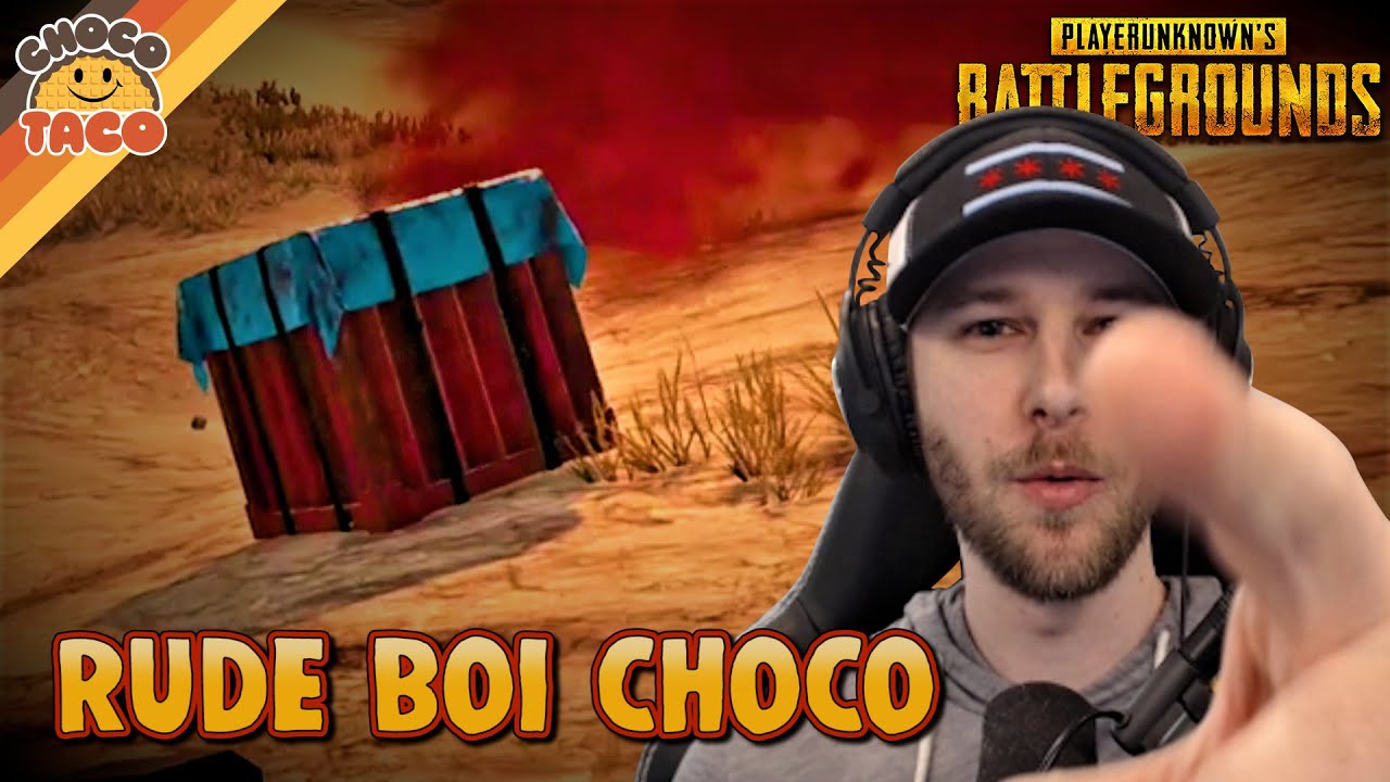 chocoTaco is a Rude Boi ft. HollywoodBobLIVE - PUBG Duos Gameplay
