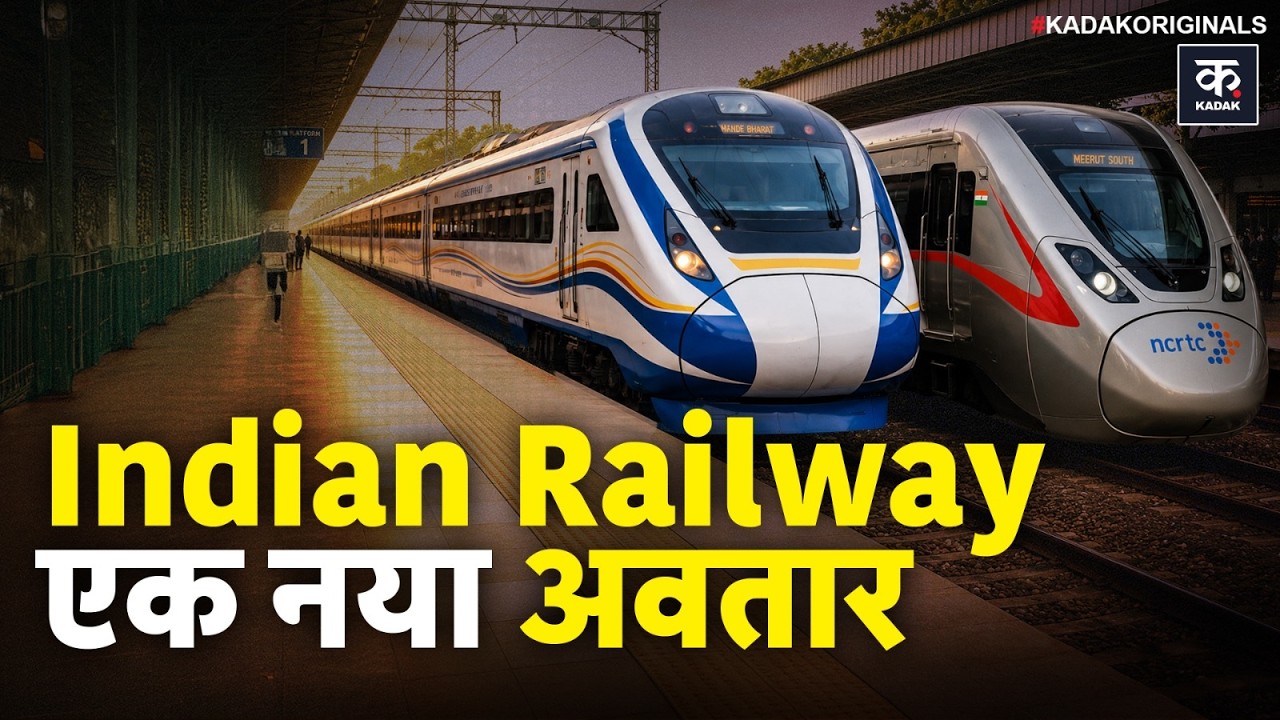 Indian Railways 2026: Japan-UK से आगे कैसे निकल गया भारत? | AI, Kavach और 99% Electric | Kadak