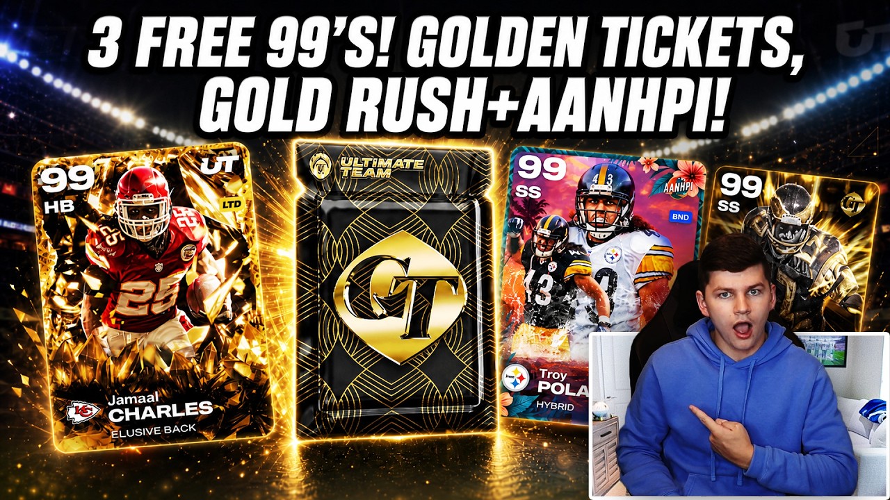 3 FREE 99 OVERALLS! GOLDEN TICKETS ARE INSANE! GOLDEN TICKETS, GOLD RUSH, AND AANHPI!