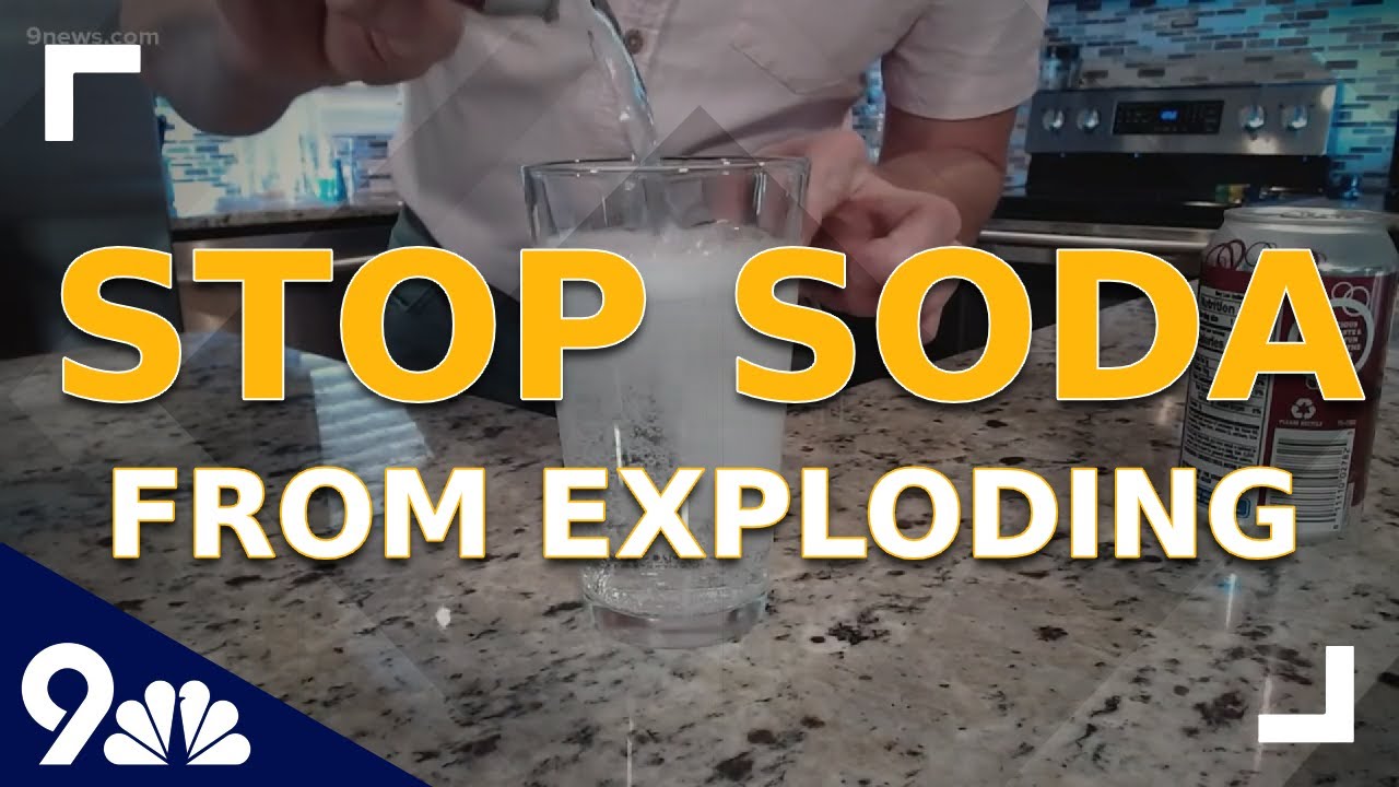 Science Minute: How to keep a soda can from exploding