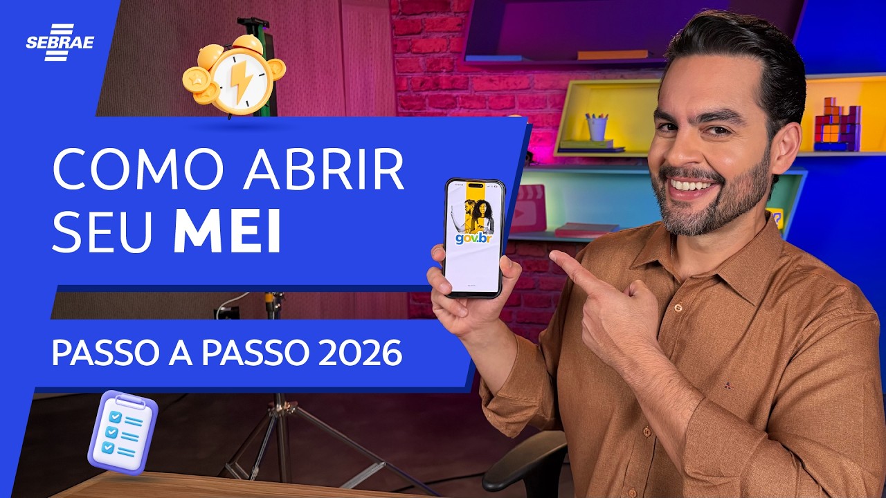 COMO ABRIR o MEI (100% GR&Aacute;TIS) EM 5 MINUTOS 📲 PASSO A PASSO R&Aacute;PIDO e GRATUITO  2026