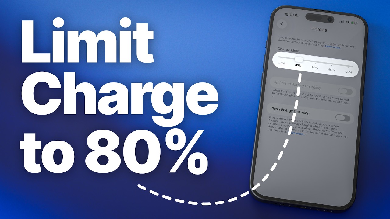 iPhone: Как ограничить зарядку аккумулятора до 80% (для максимального продления срока службы бата...