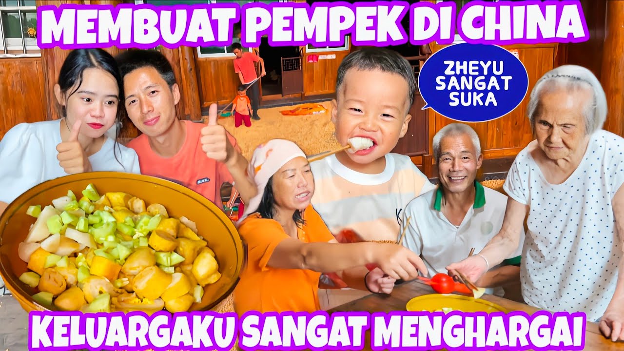 PERTAMA KALI BIKIN PEMPEK DI CHINA,BEGINILAH REAKSI KELUARGAKU MEMAKANNYA❤️