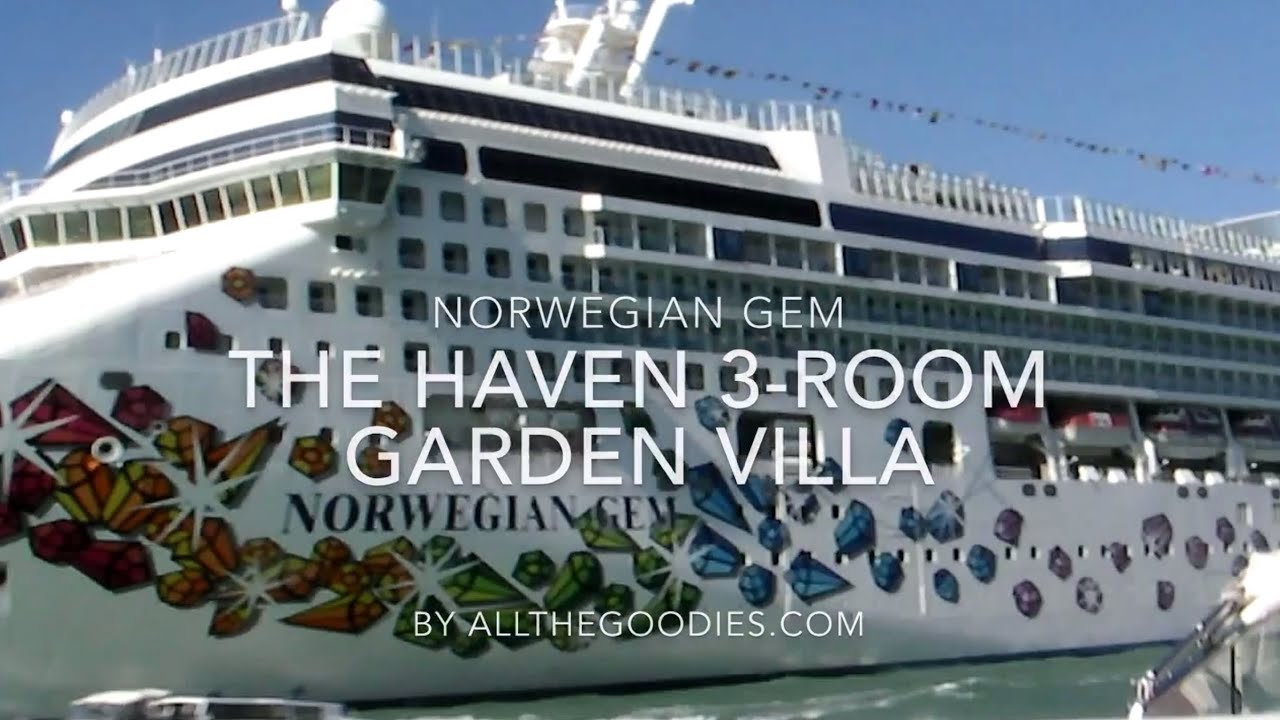 Luxury cruise - The Haven 3-room Garden Villa at Norwegian Gem | allthegoodies.com
