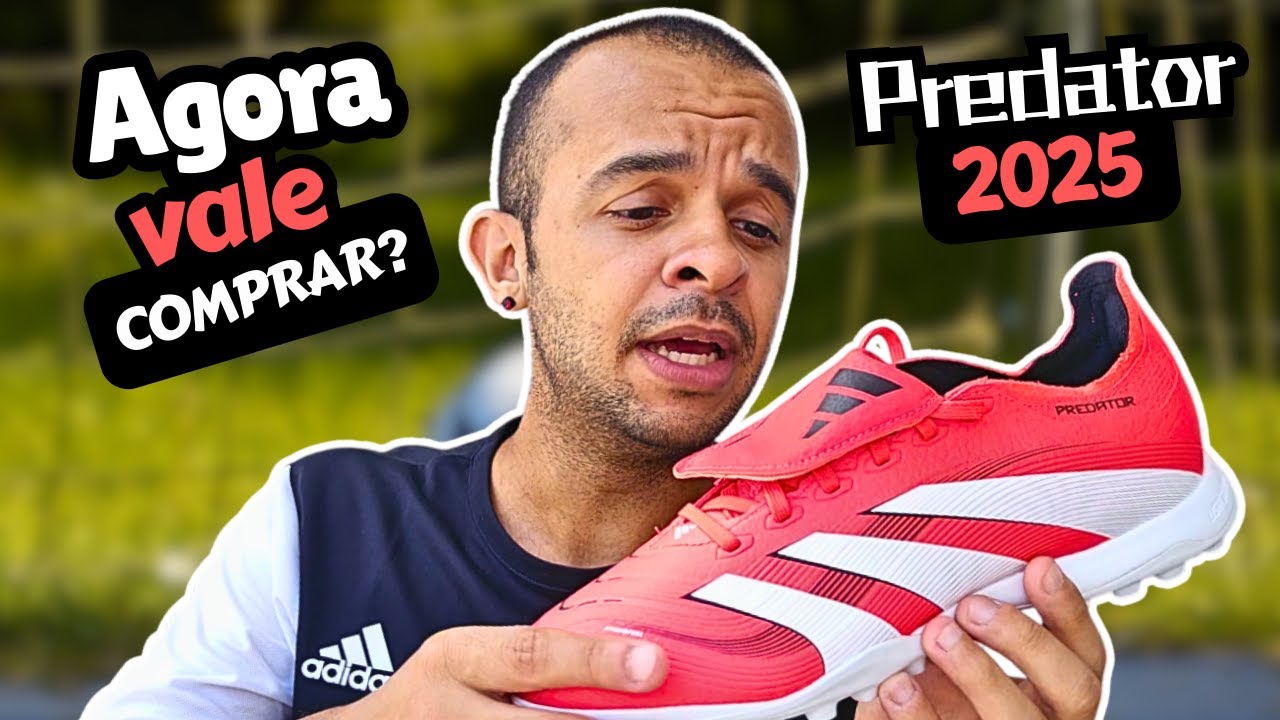 Adidas Predator League FT TF 2025: Melhor que a Predator 2024? Analise Completo!