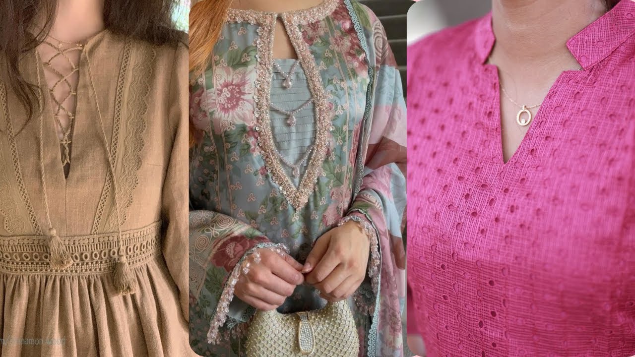✨ Neck Design 2025 | Latest V-Neck, Kurti & Blouse Neck Designs ✂️