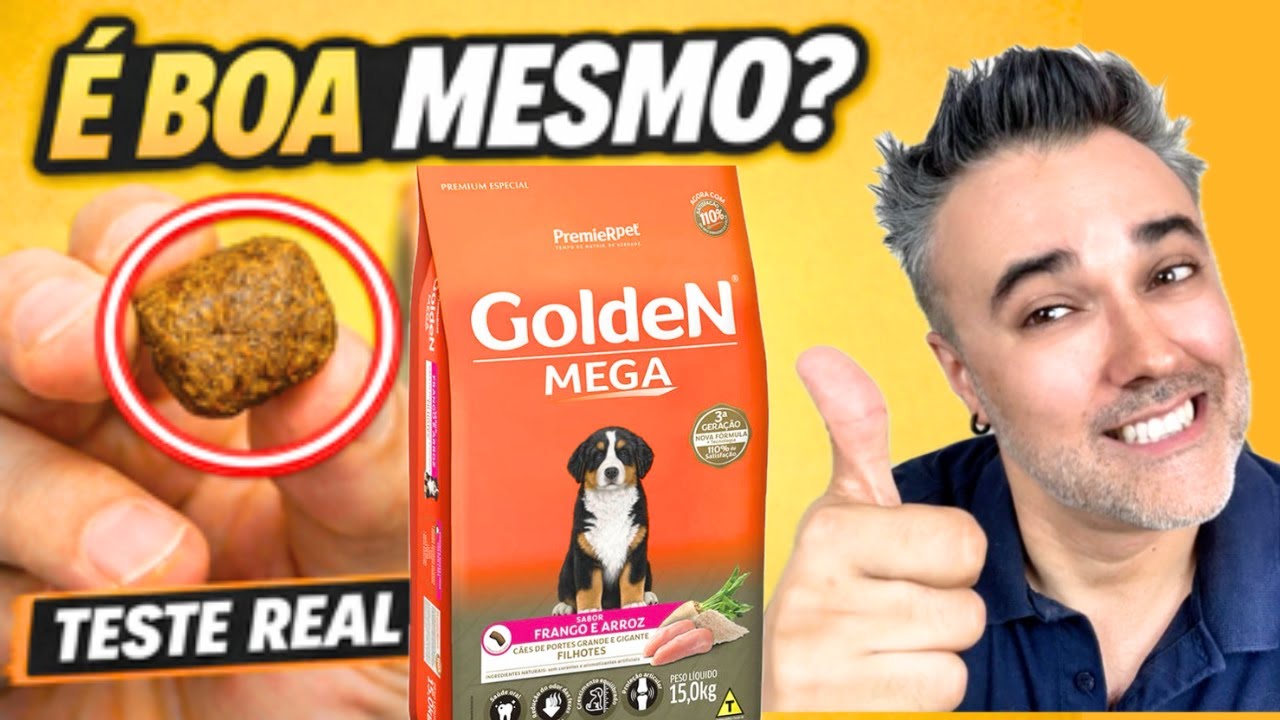 🔥GOLDEN MEGA Filhotes é boa mesmo? ✅Testei na prática!