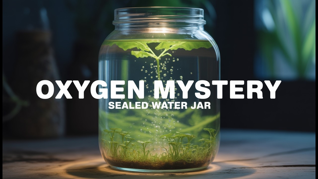 The Mystery of Oxygen in a Sealed Water Jar! 🫙💧 Can Life Survive Without Fresh Air?
