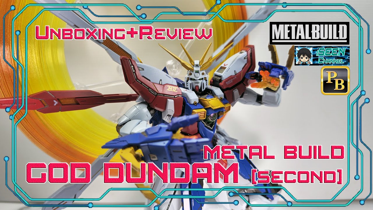[UNBOXING+REVIEW] METAL BUILD : GOD GUNDAM SECOND [Burning Gundam] Premium BANDAI