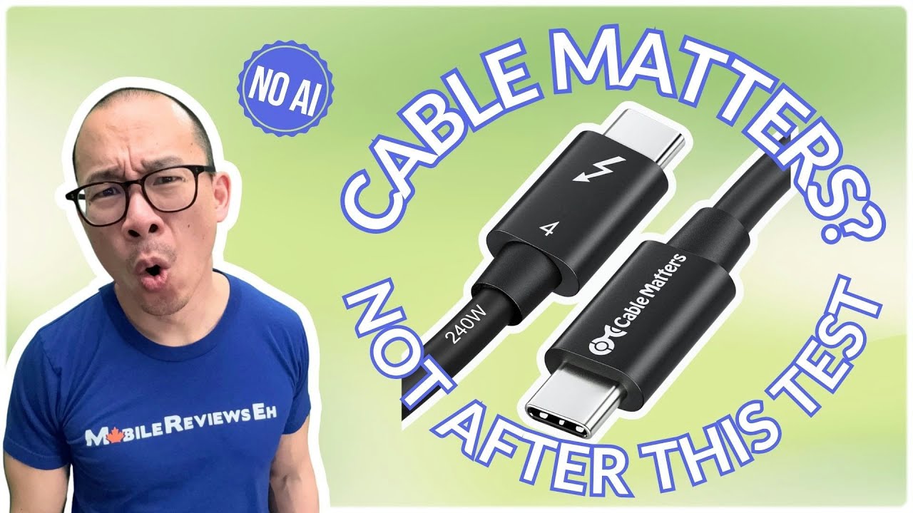 Сколько раз кабель ломается? &mdash; Обзор кабеля Cable Matters USB-C/USB4 80 Гбит/с