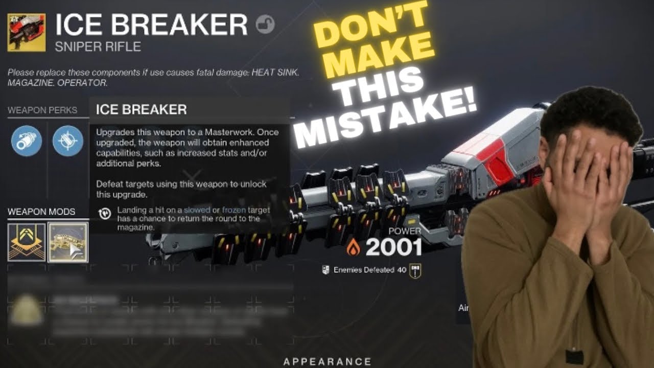 I WISH I KNEW THIS WHEN GETTING THE ICEBREAKER CATALYST
