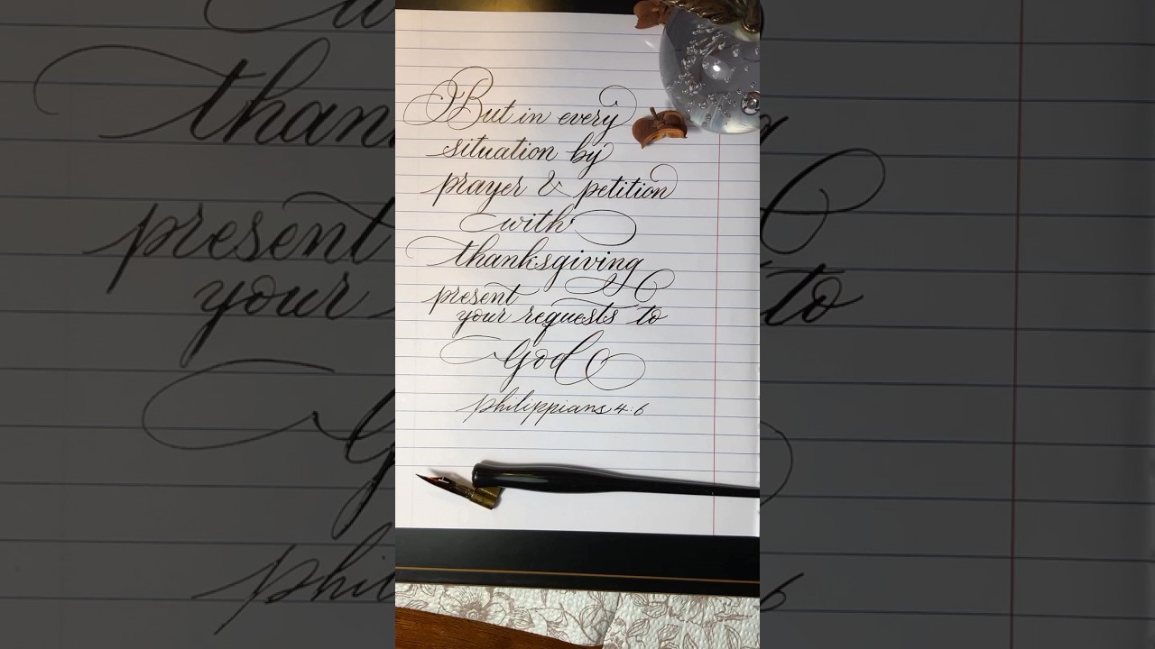 Phil 4.6 #jesus #bible #bibleverse #calligraphy #god #handwriting