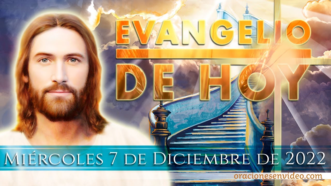 Evangelio de HOY. Miércoles 7 de diciembre 2022 Mt 11,28-30 mi yugo es llevadero y mi carga ligera.