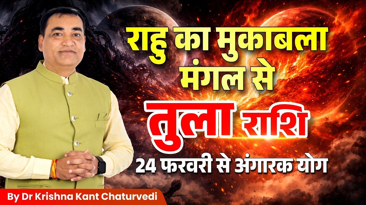 राहु का मुकाबला मंगल से – तुला (Tula) Libra राशि जानिए आपके जीवन मे इसका क्या प्रभाव होगा।