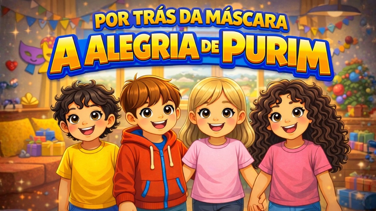 Por Trás da Máscara – A Alegria de Purim | Episódio 17 | Morah Gabi e os Talmidim