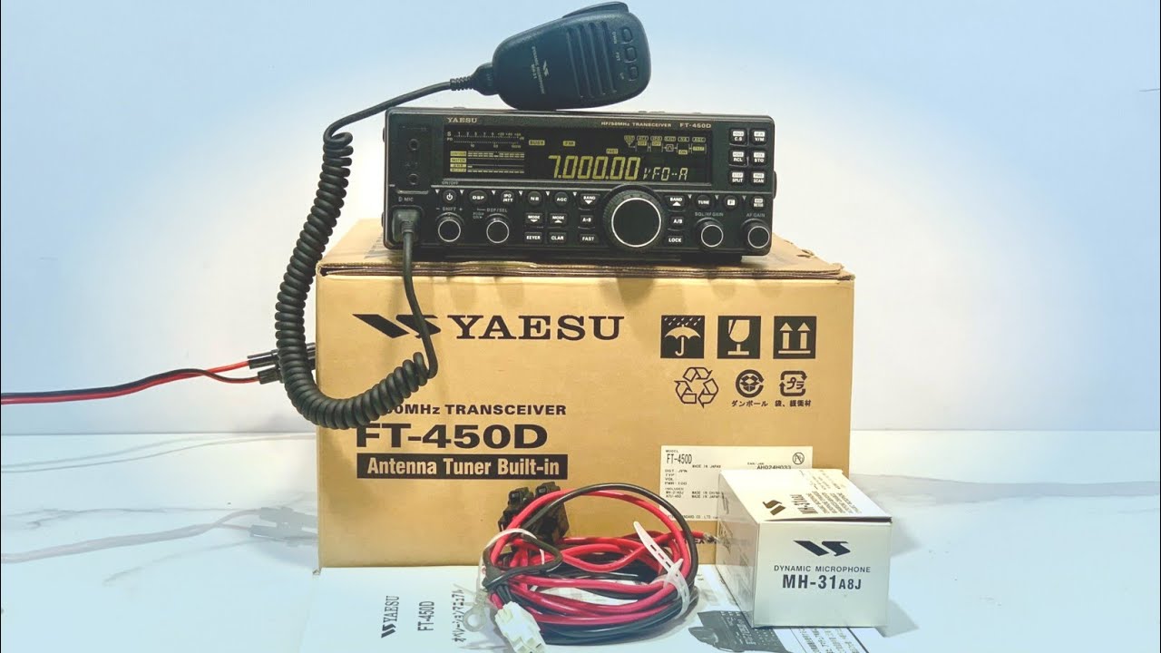 RADIO YAESU FT 450D+DUZBOK