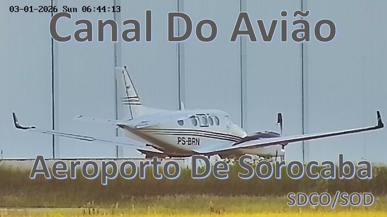 Ao Vivo Aeroporto Internacional De Sorocaba SDCO/SOD (Aeroporto Bertram Luiz Leupolz) 01/03/2026
