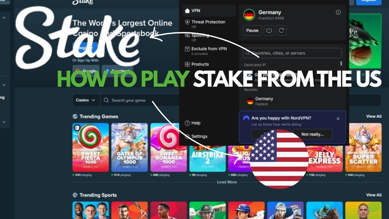 How to Play Stake from the United States - Stake bypass account verification (levels  1-4)