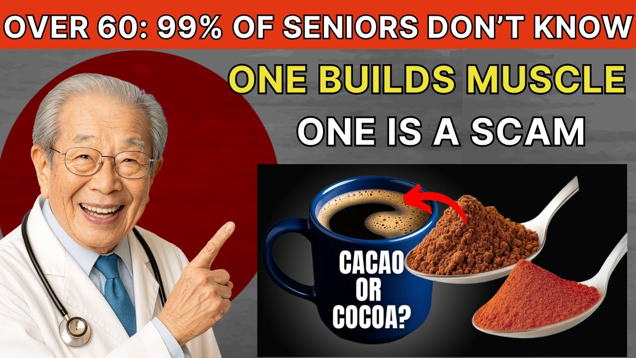Seniors: Over 60, Cacao vs Cocoa - Which One Fights MUSCLE LOSS in Your Morning Coffee?