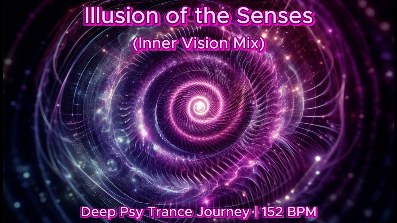 Illusion of the Senses (Inner Vision Mix) 🌌 Deep Psy Trance Journey | 152 BPM