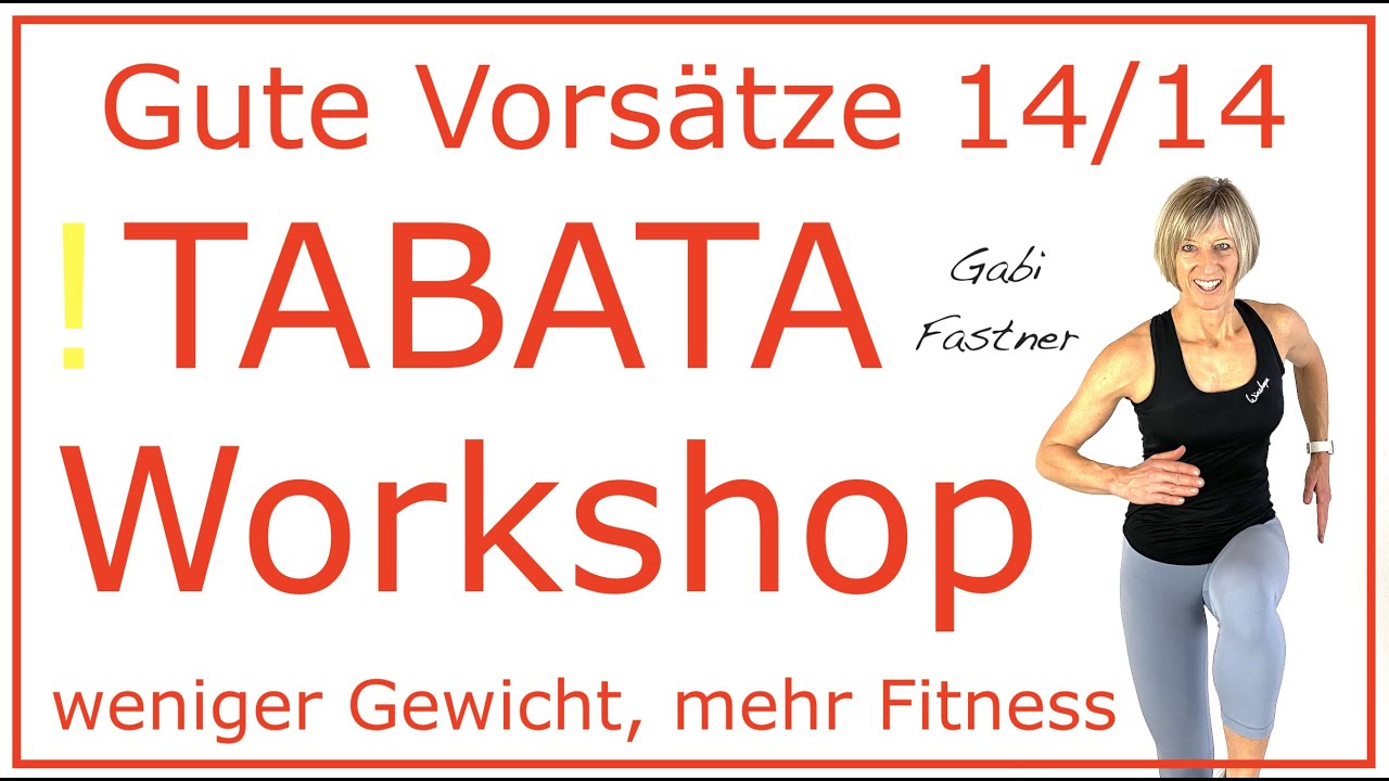 14/14📌40 min. Tabata Workshop | fit ins neue Jahr, ohne Geräte