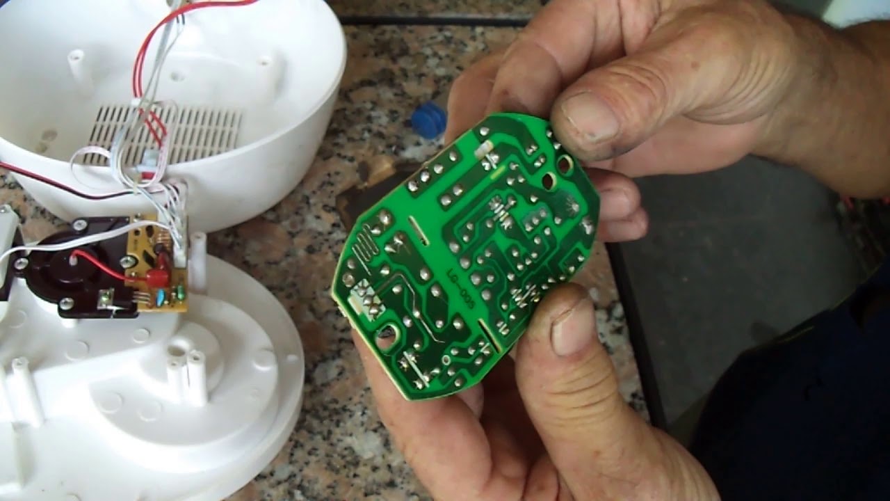 UMIDIFICADOR CONSERTANDO PLACA FÁCIL -  reparación de humidificador- humidifier repair