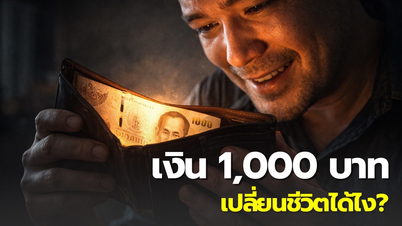พลังของเงิน 1,000 บาท: ทำไมเงินก้อนเล็กถึงช่วยกู้ชีวิตใน 