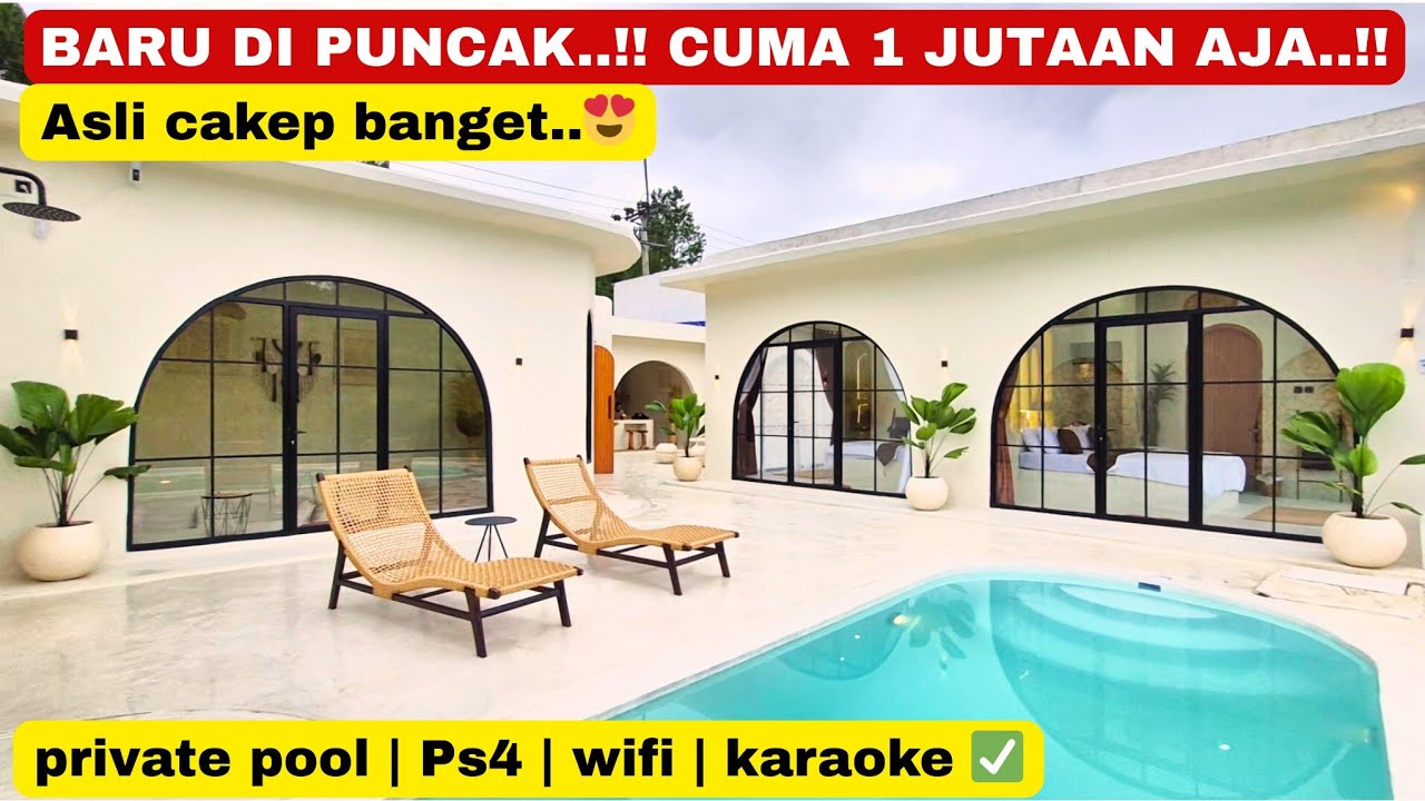 BARU DI PUNCAK MULAI 1 JUTAAN..‼️ Alpaca Villas estetik banget‼️ #villa #puncak #bogor