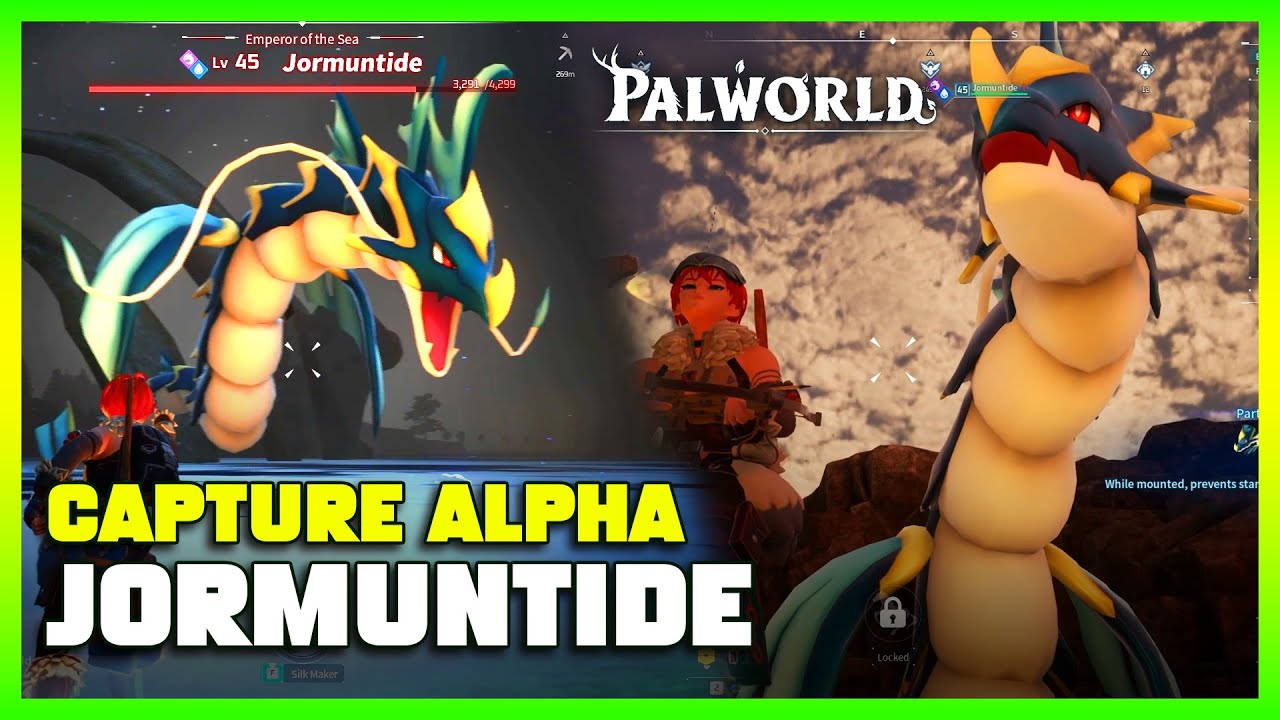 Capture Alpha Jormuntide Palworld Gameplay