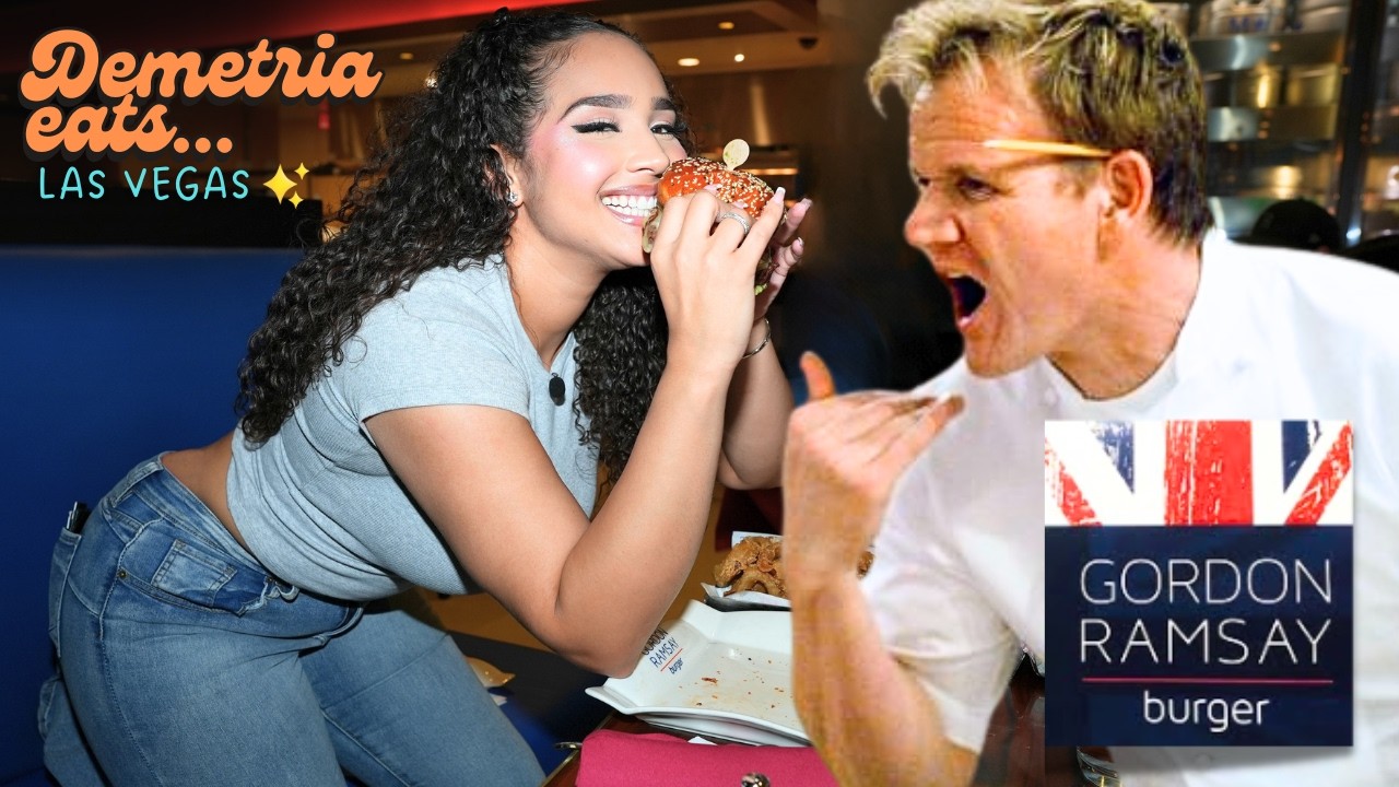 Demetria Eats: Gordon Ramsay Burger on the Las Vegas Strip 🍔