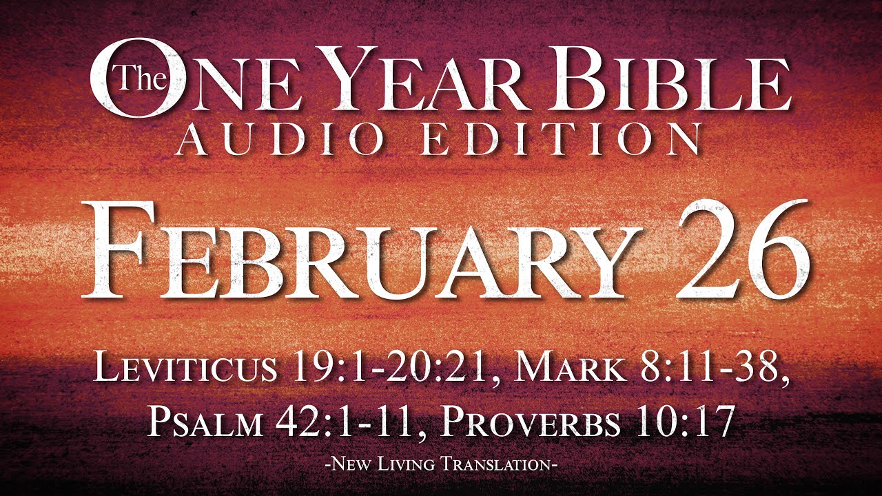 February 26 - One Year Bible Audio Edition