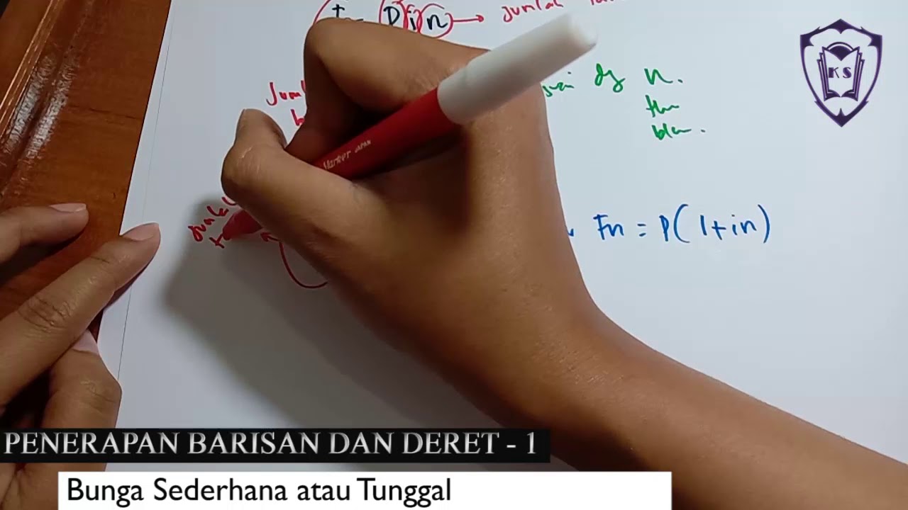 Matematika Ekonomi - Pertemuan 10:  Penerapan Barisan dan Deret pada Ekonomi