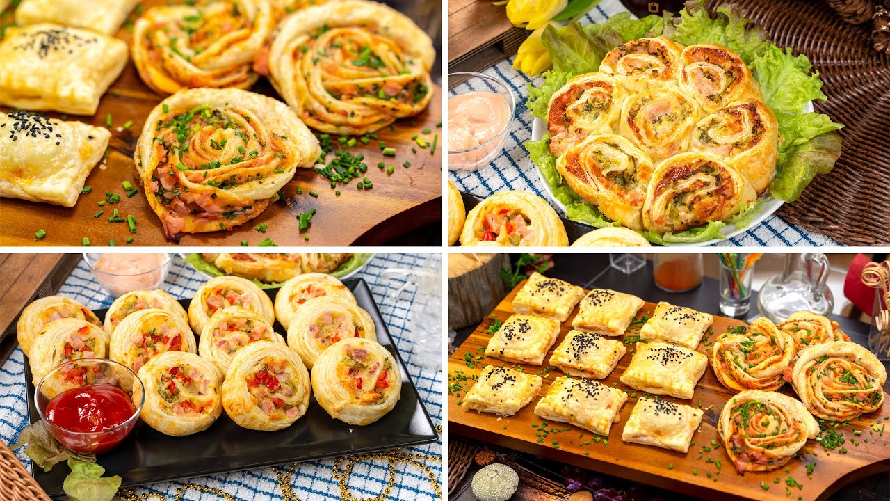 Несколько идей вкусных рецептов идеального слоеного теста. Вкусно, надо попробовать!