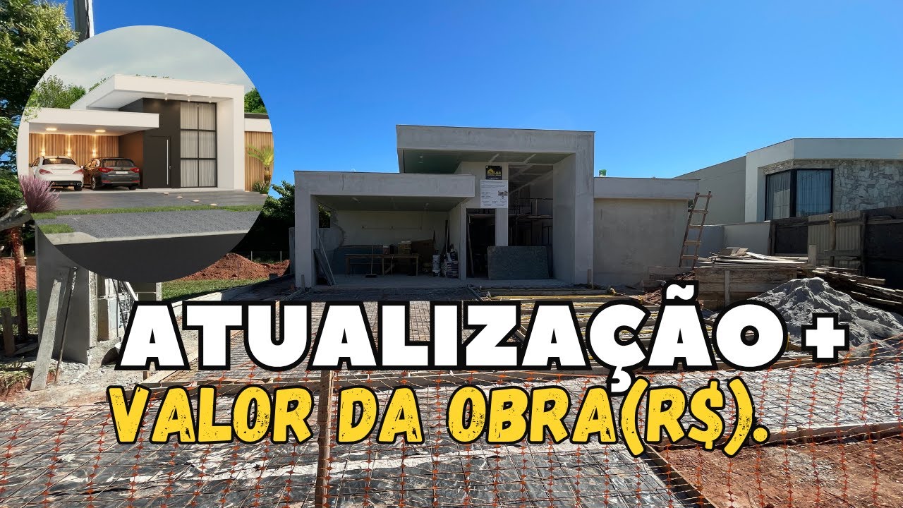 DIÁRIO DE OBRA, Avanços da Construção + Custos Atualizados, Casa à Venda em Alphaville.