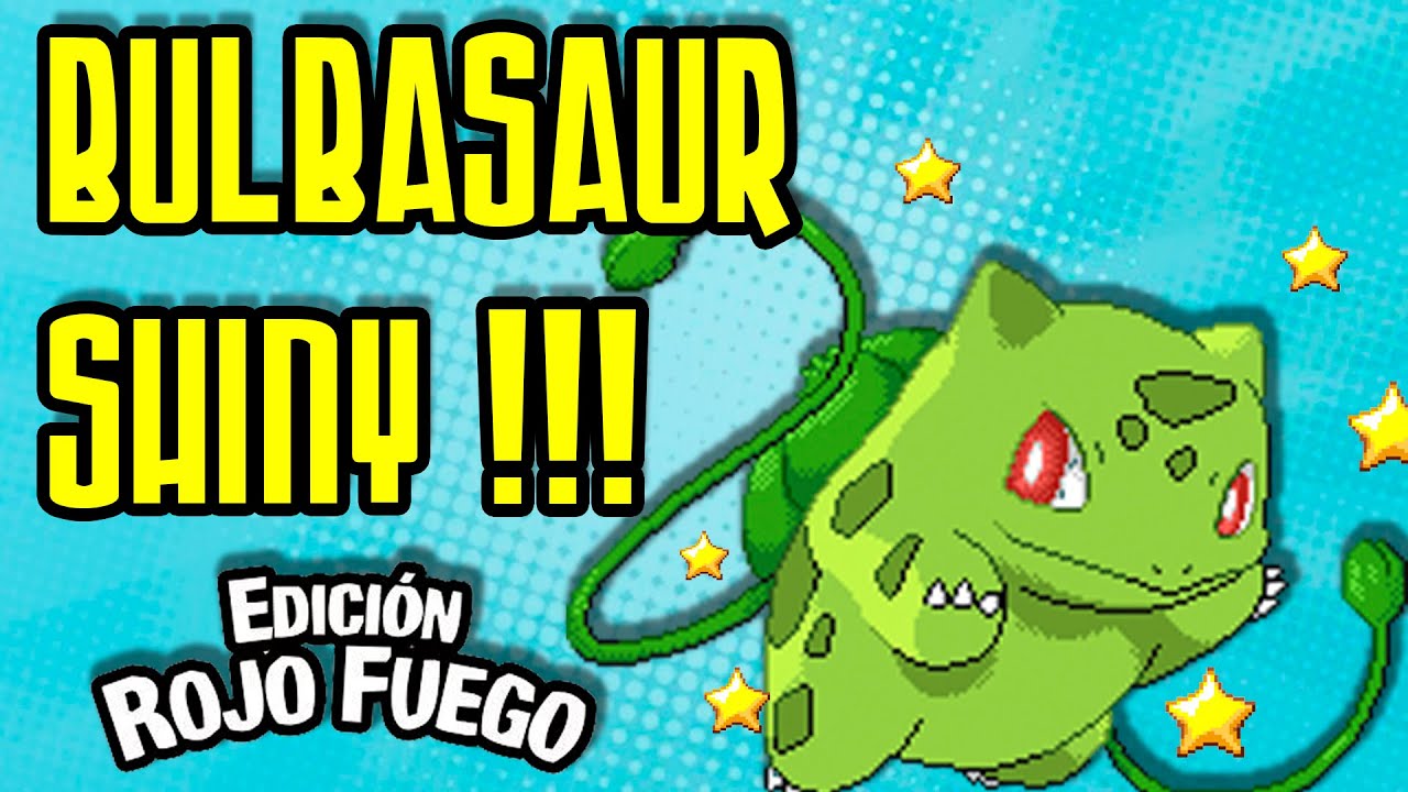 como tener los INICIALES SHINY  en pokemon rojo fuego y verde hoja